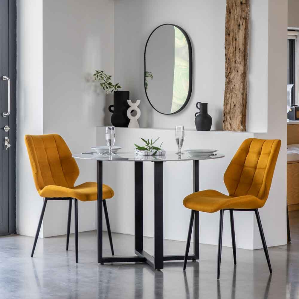 Gondomar Dining Chair Saffron (2 Pack) - Image 2