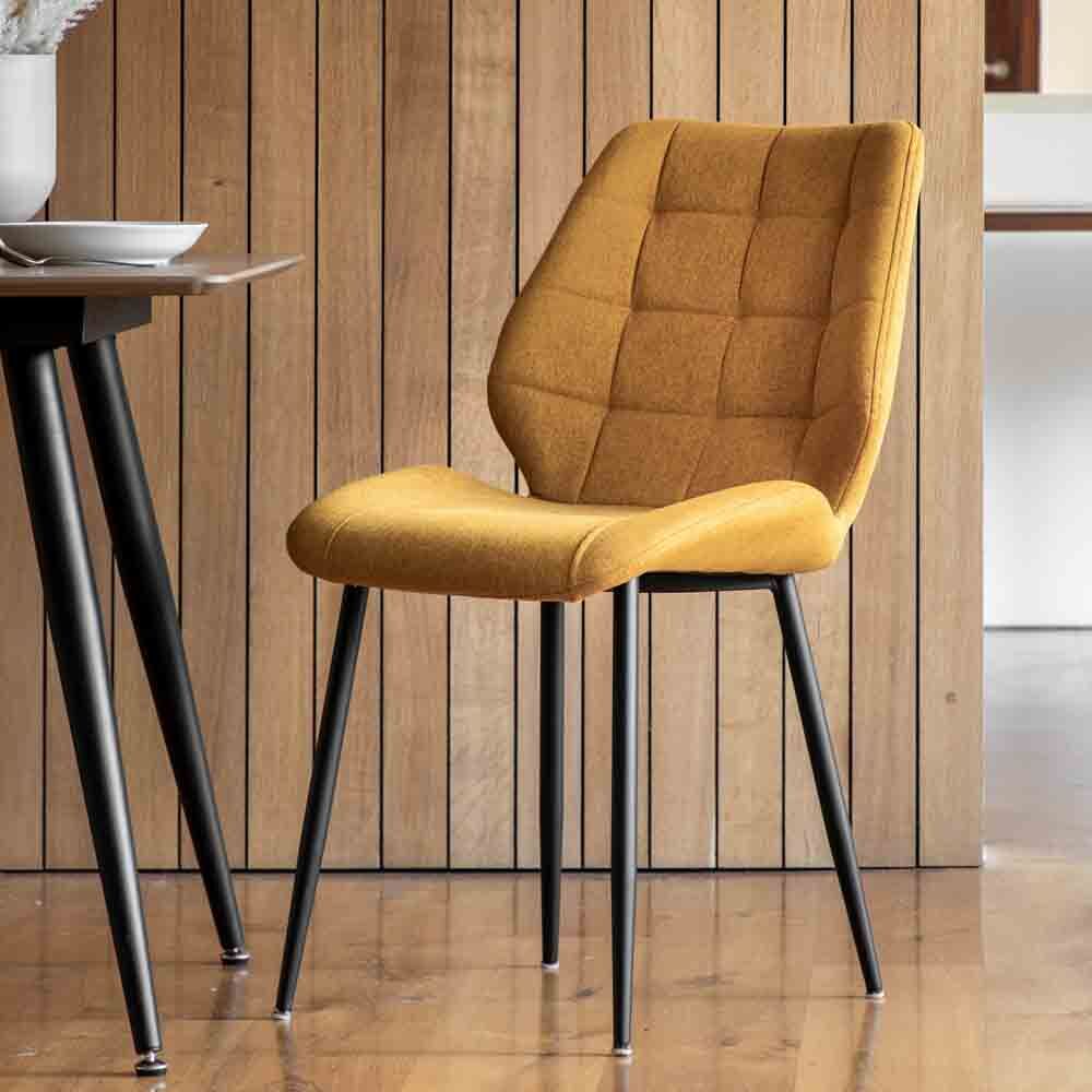 Gondomar Dining Chair Saffron (2 Pack) - Image 4