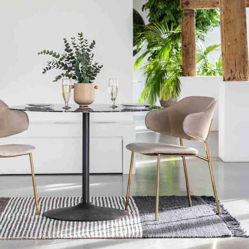 Whitechapel Dining Chair Taupe (2 Pack) - Image 4