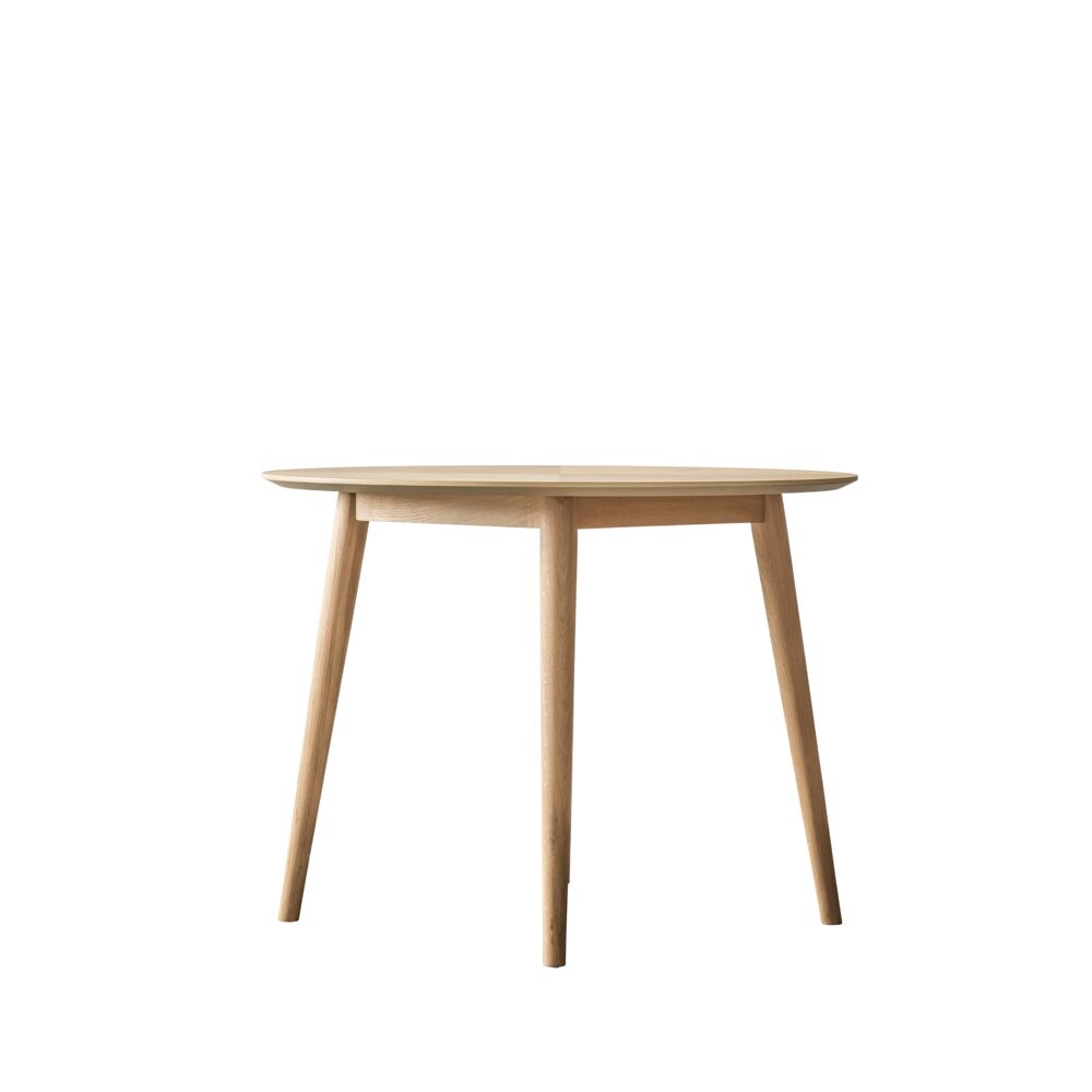 Florence Round Dining Table Oak - Image 3