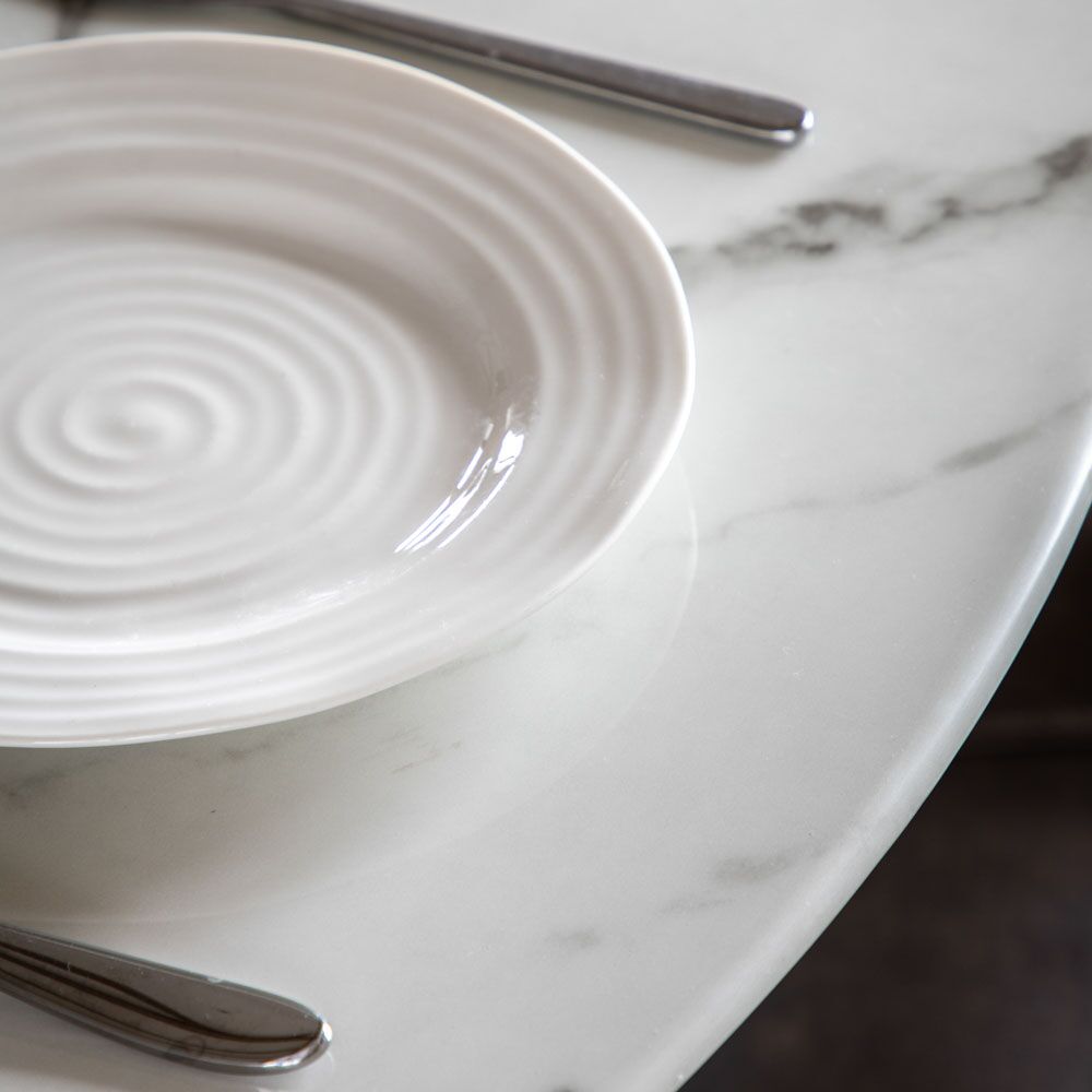 Ronsberg Dining Table White Effect - Image 4