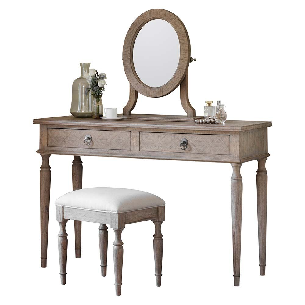 Reims Dressing Stool Natural - Image 4