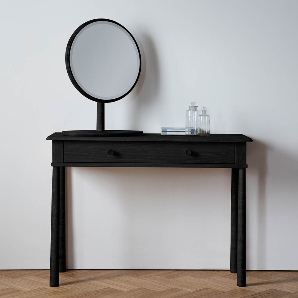 Harbin Dressing Table With Drawer Black
