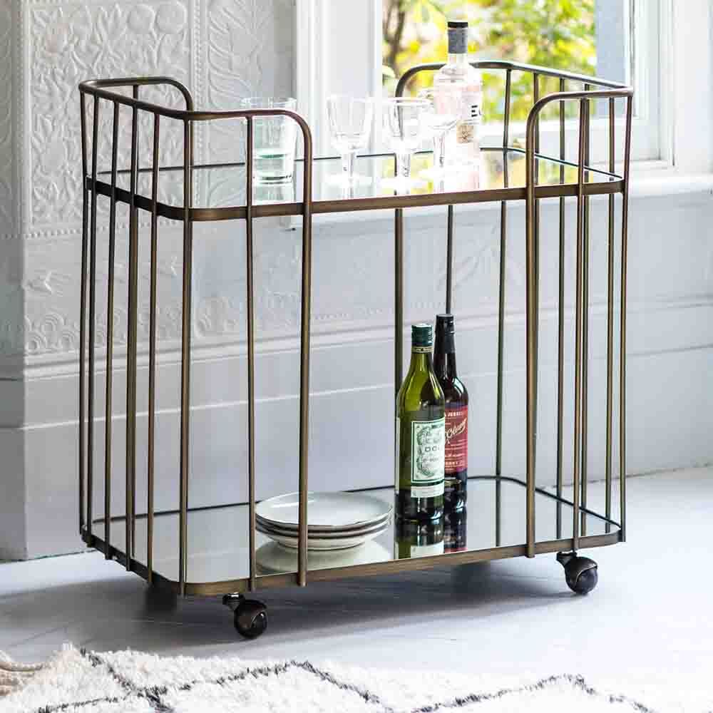 Varna Drinks Trolley Bronze