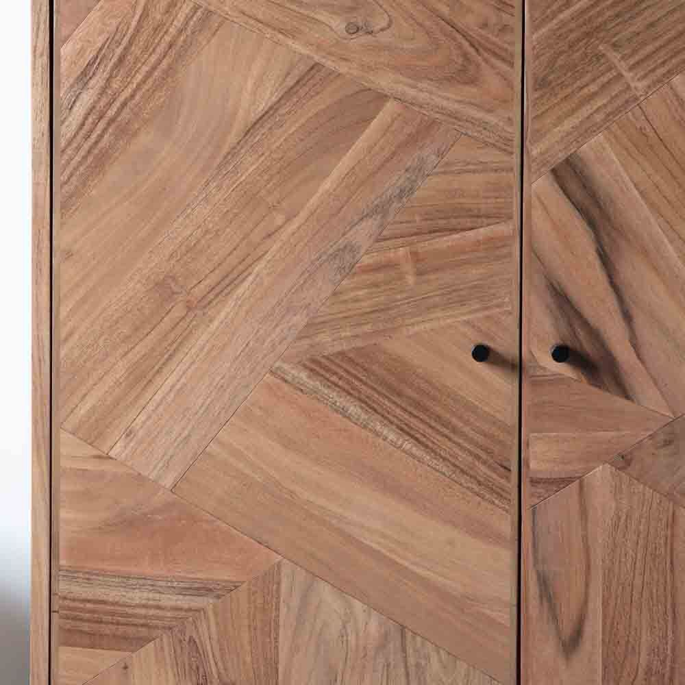 Springfield 2 Door Drinks Cabinet Natural Acacia - Image 2