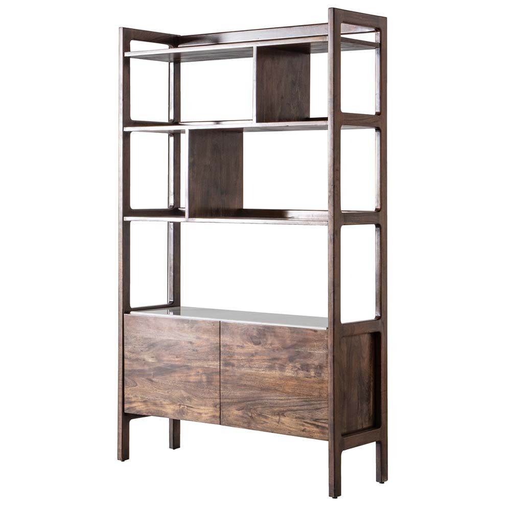 Managua Display Unit Dark Wood / Marble - Image 2