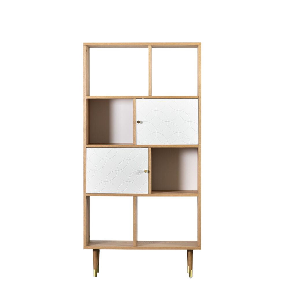 Turku Display Unit Oak White - Image 3