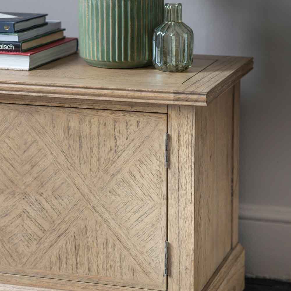 Reims 2 Door Media Unit Natural - Image 2