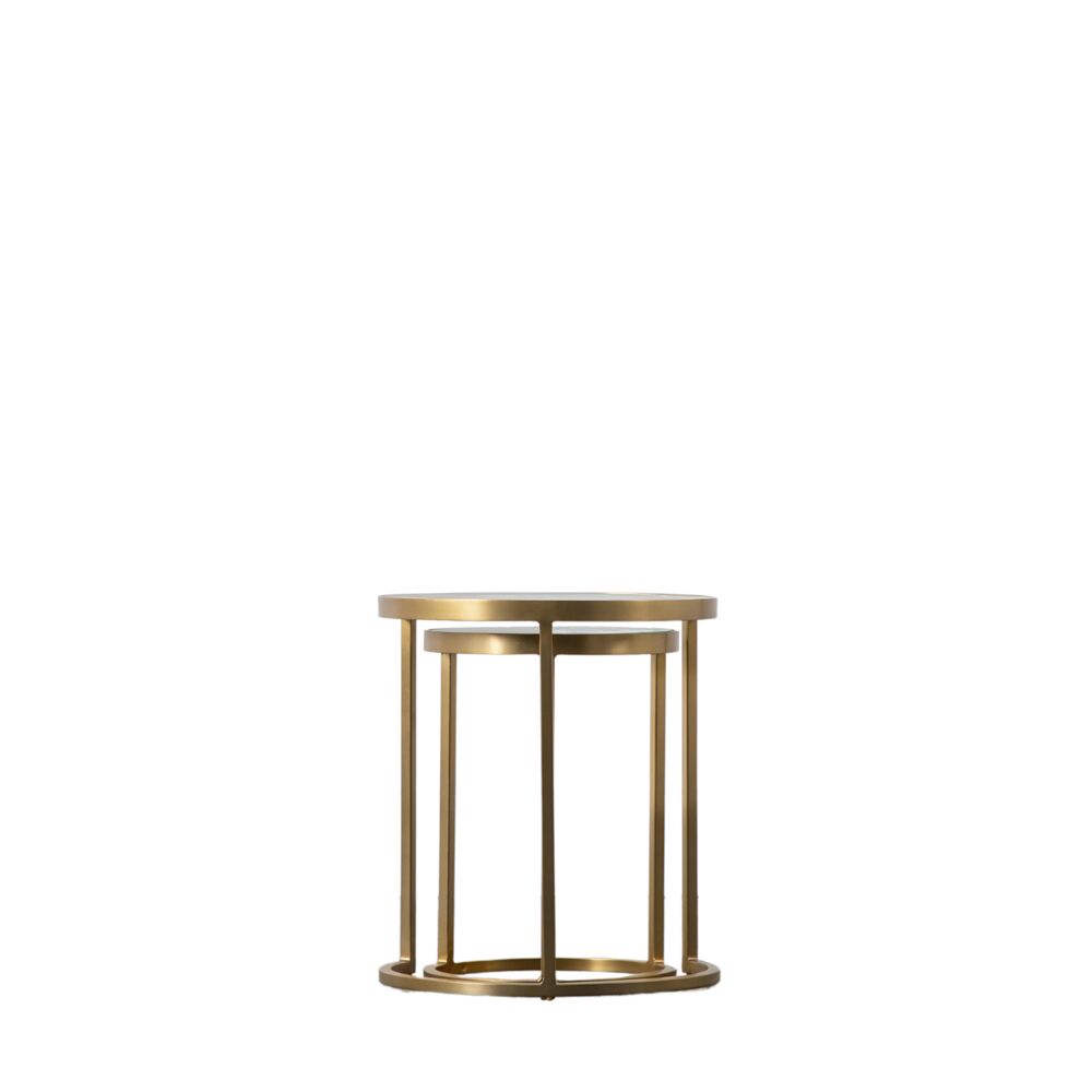 Fulda Nest of Two Tables Gold - Image 5