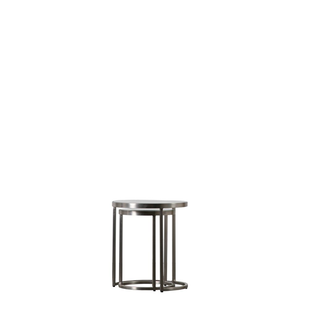 Fulda Nest of Two Tables Silver - Image 3