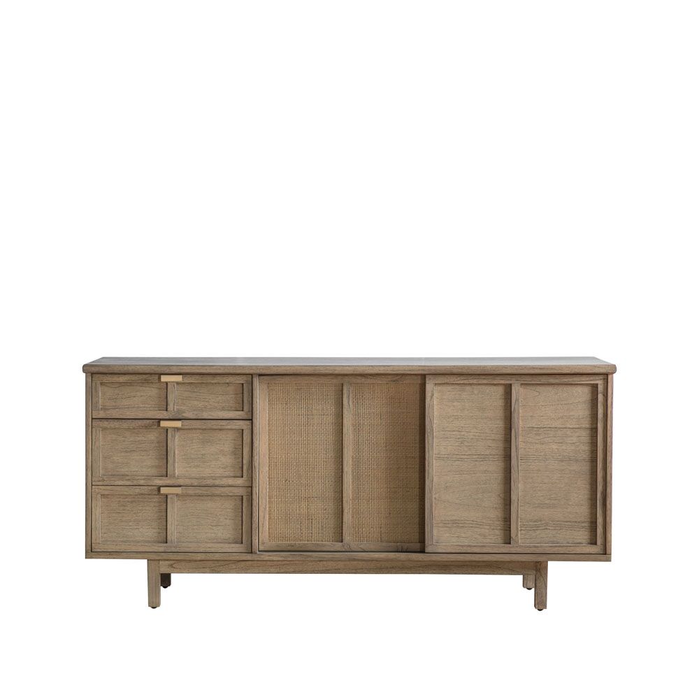 Tokyo 3 Drawer 2 Door Sideboard Natural - Image 5