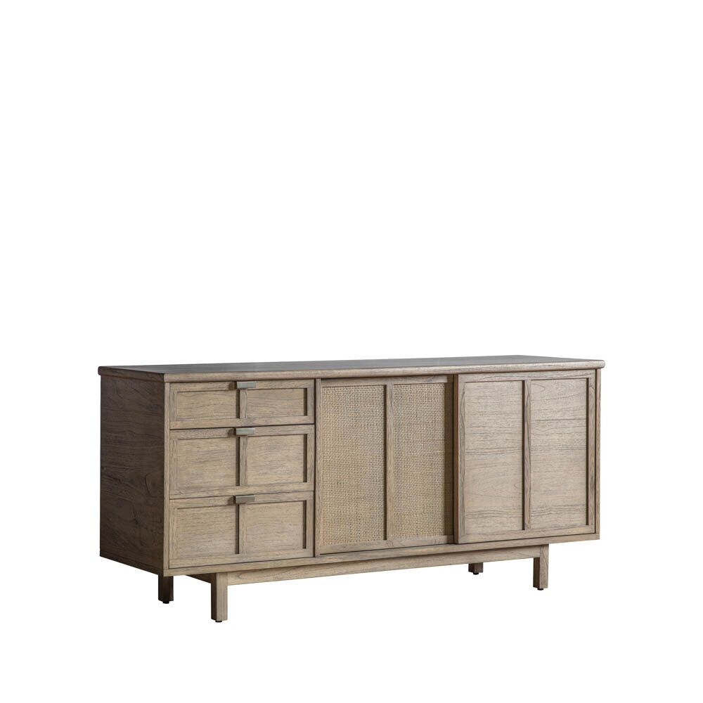 Tokyo 3 Drawer 2 Door Sideboard Natural - Image 3
