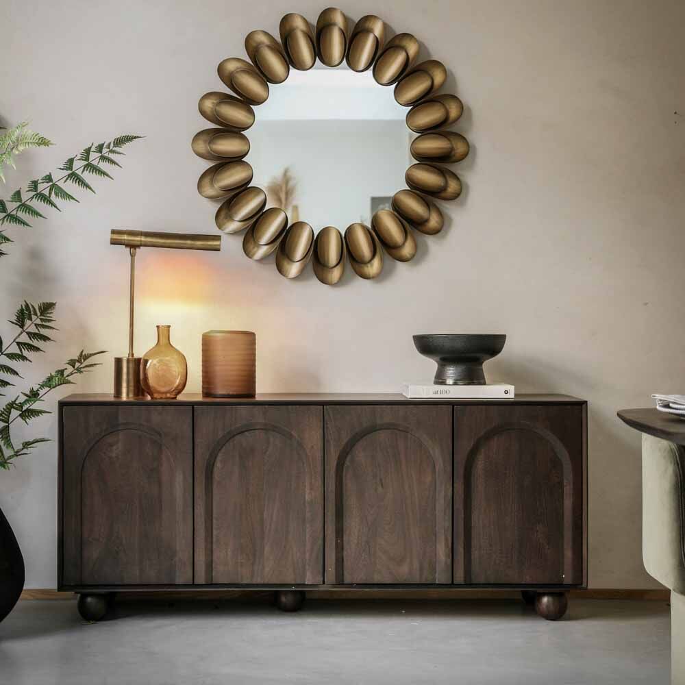 Arch 4 Door Sideboard Walnut