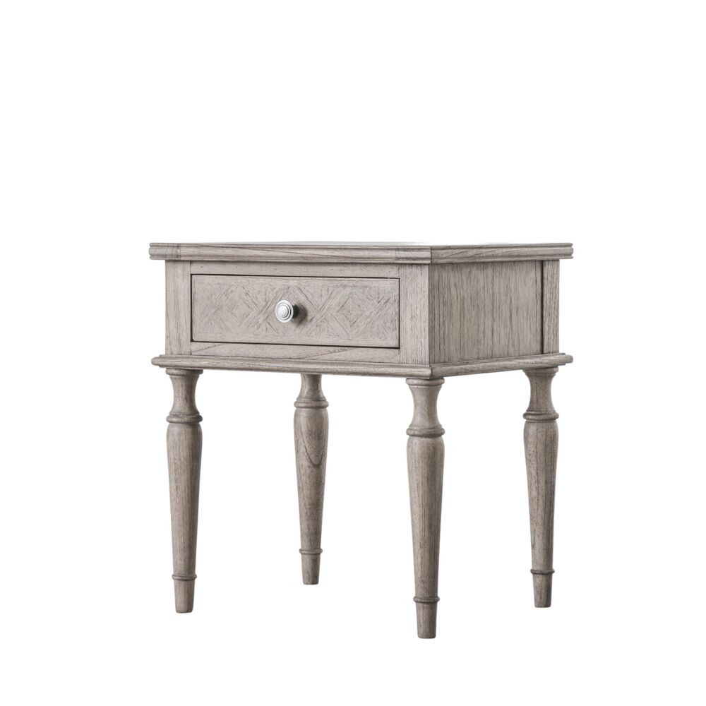 Reims 1 Drawer Side Table Natural - Image 3