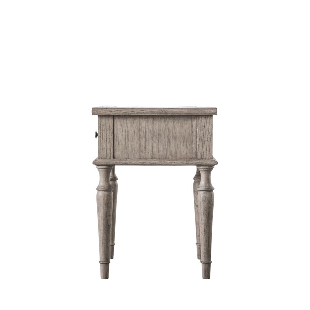 Reims 1 Drawer Side Table Natural - Image 4