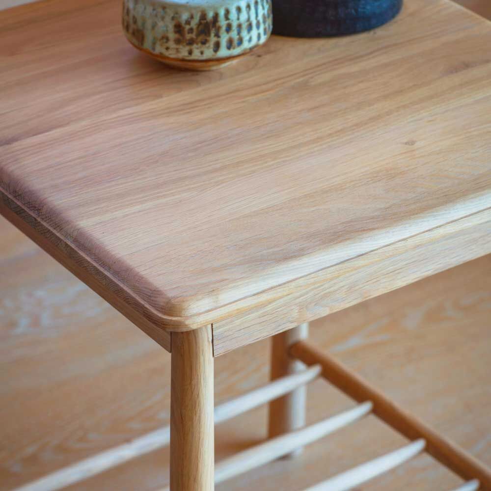 Harbin Side Table Oak - Image 2