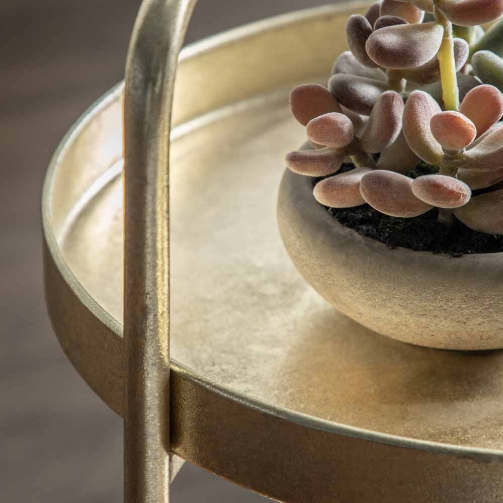 Teruel Side Table Gold - Image 3