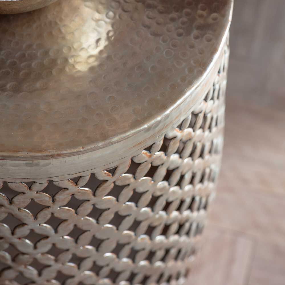 Rabat Side Table Light Gold - Image 2