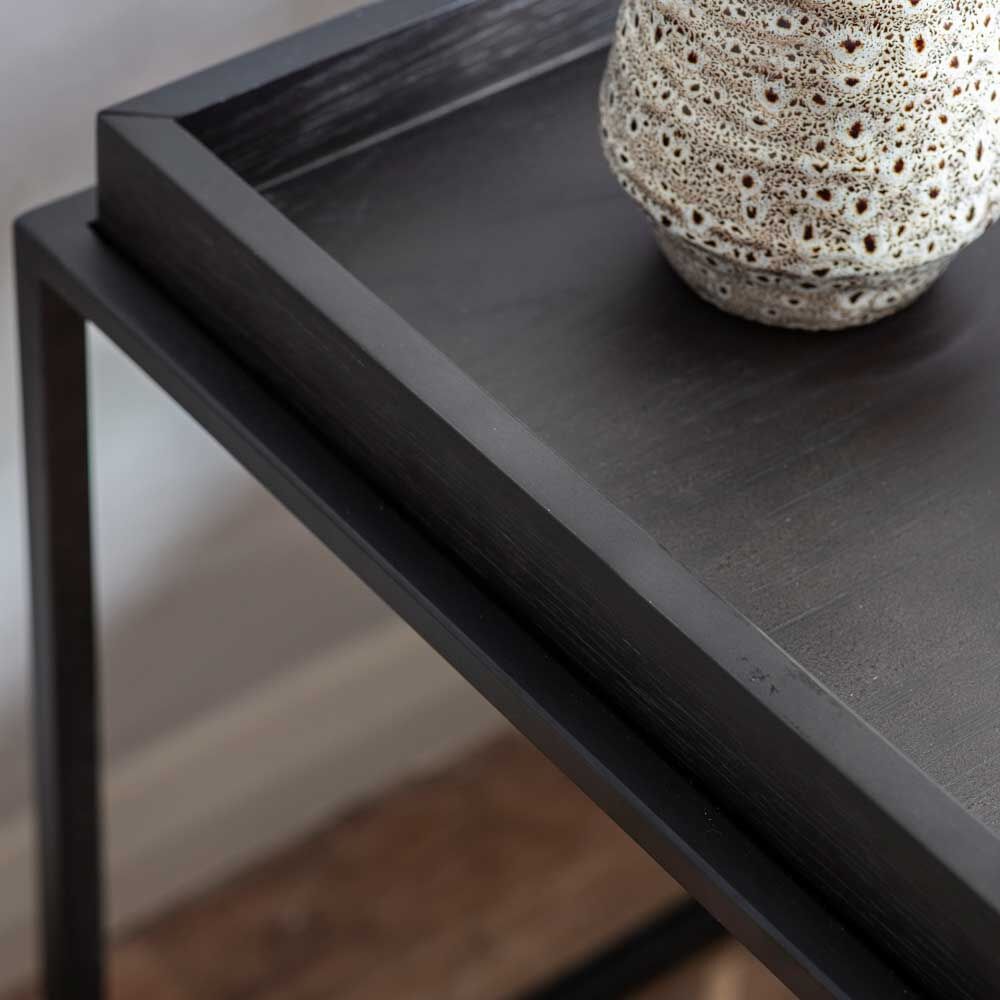 Montgomery Tray Side Table Black - Image 2