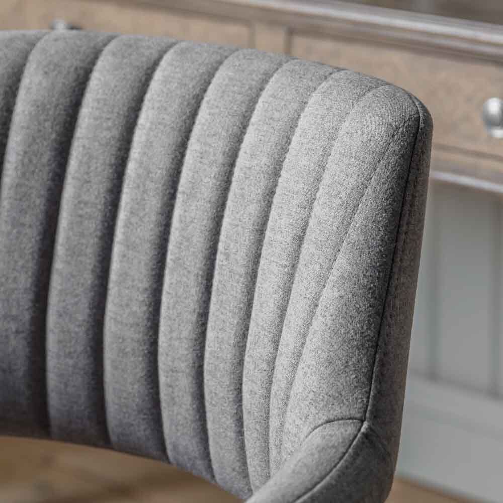 Dundee Swivel Chair Grey - Image 2