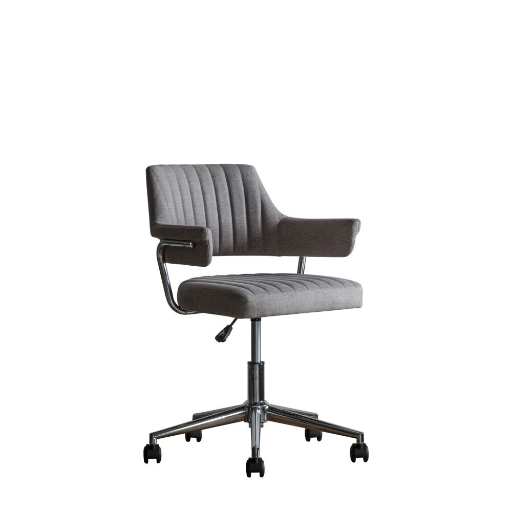 Dundee Swivel Chair Grey - Image 4