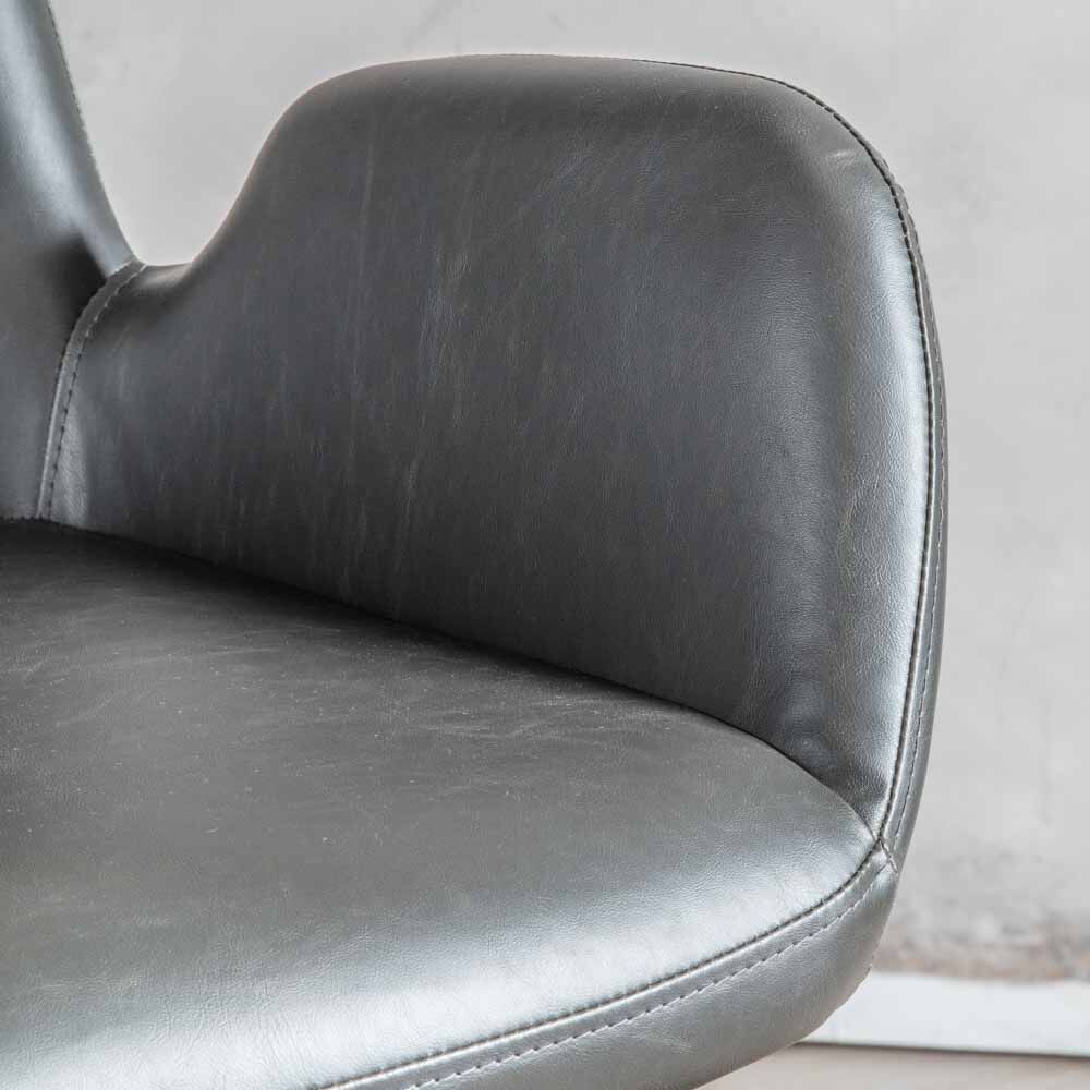 Atlanta Swivel Chair Charcoal - Image 2