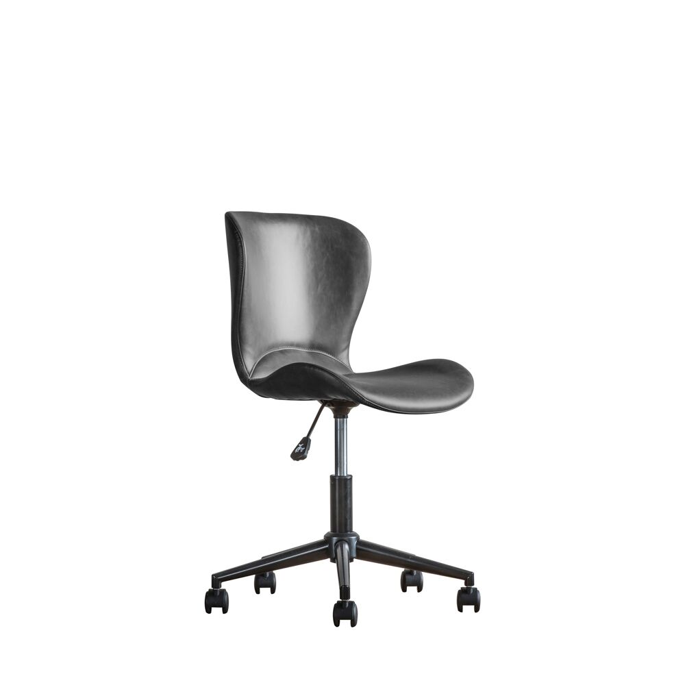 Hannover Swivel Chair Charcoal - Image 3