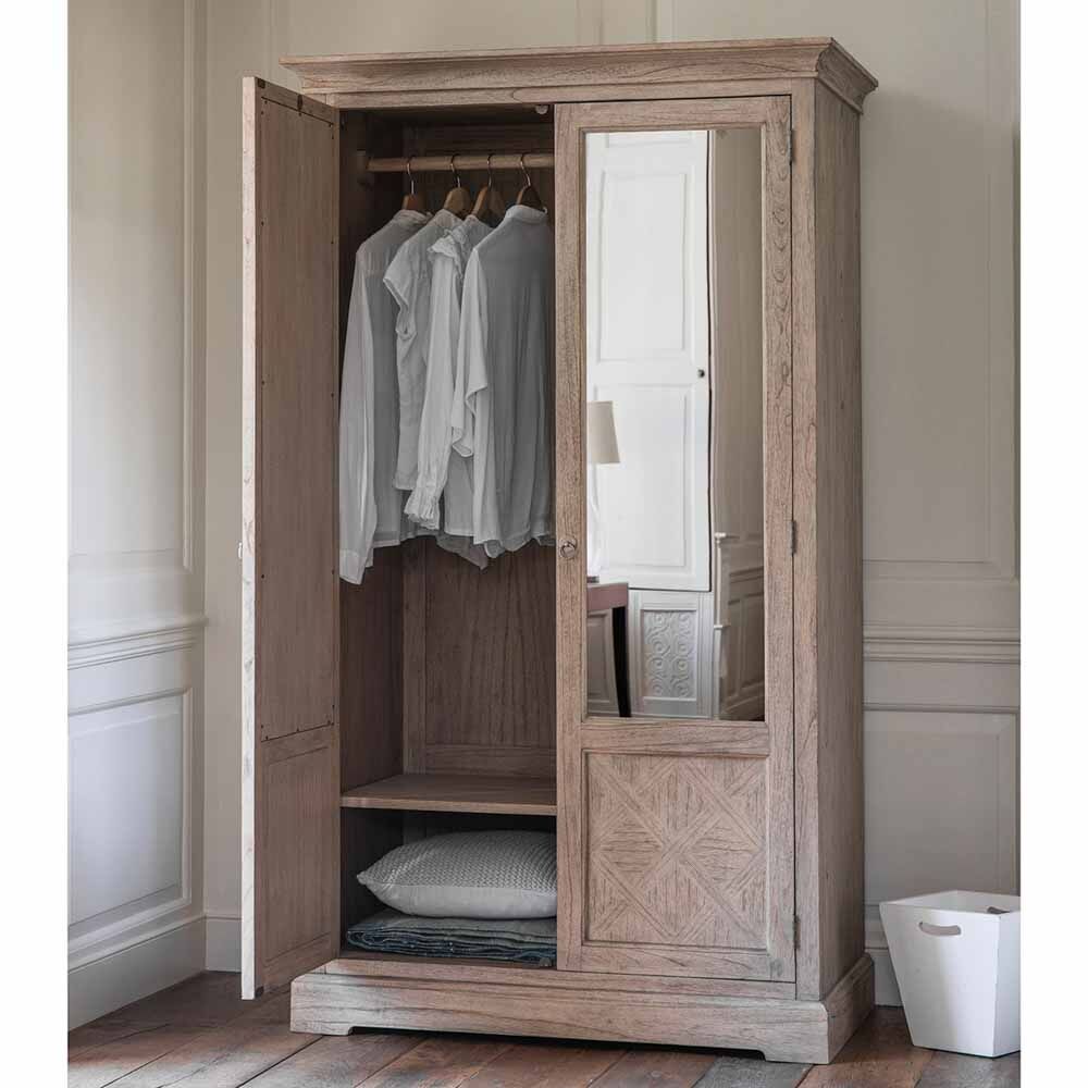 Reims 2 Mirror Door Wardrobe - Image 2