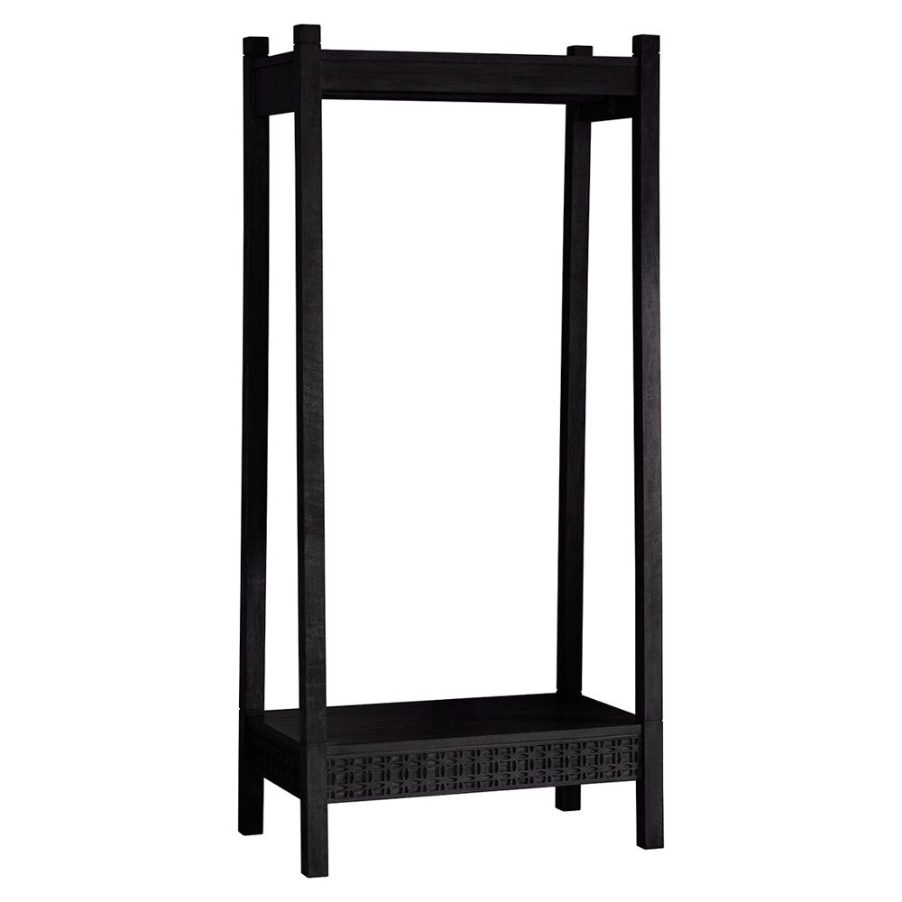 Aswan Retreat Open Wardrobe Black - Image 3