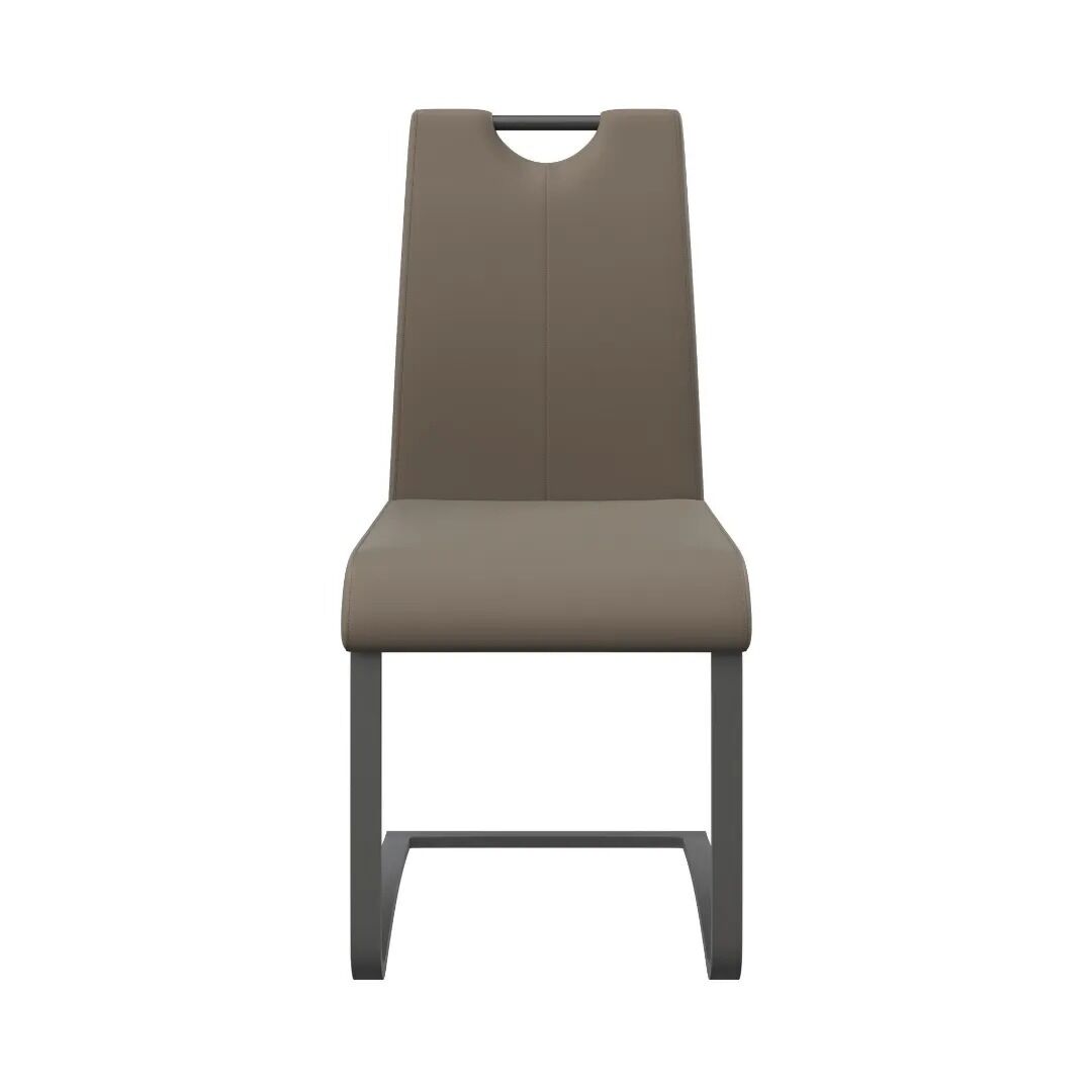 Gabi Dining Chair Taupe With Grey Frame - Pack Of Four