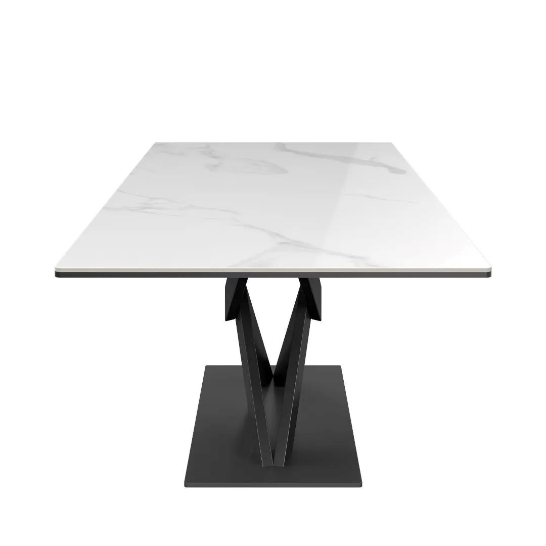 Kenzo White Gloss Ceramic Coffee Table - Image 3