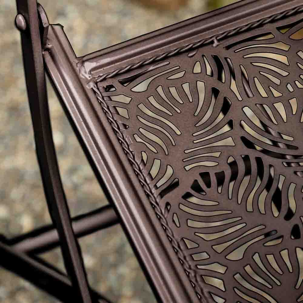 Rennes 2 Seater Bistro Set Noir - Image 4