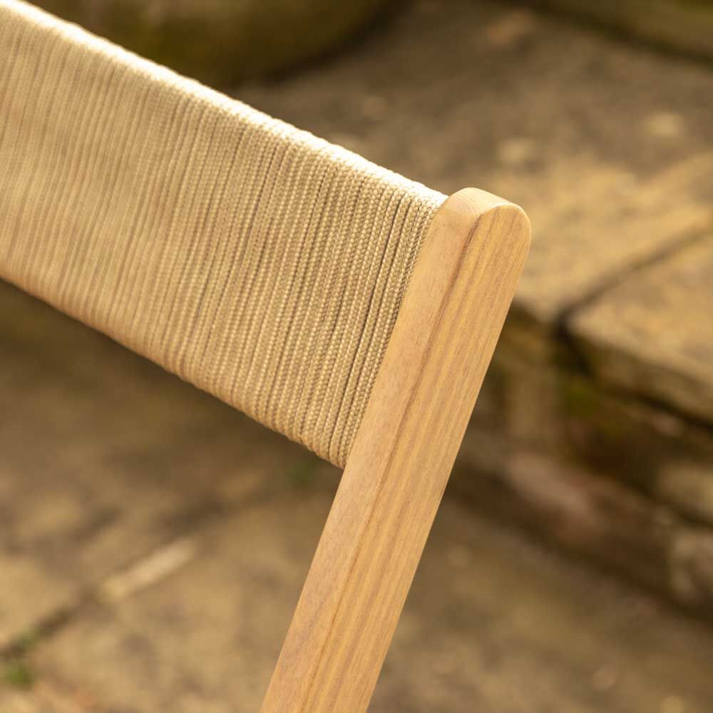 Makarska Folding Chair Natural (2 Pack) - Image 2
