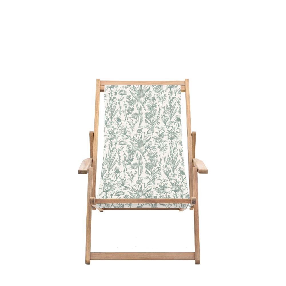 Bolzano Deck Chair Verde Flora - Image 2