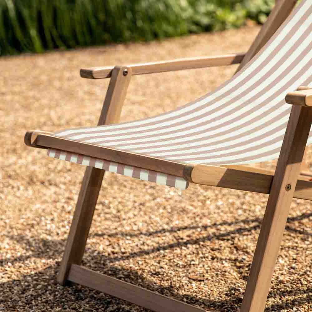 Bolzano Deck Chair Clay Stripe - Image 2