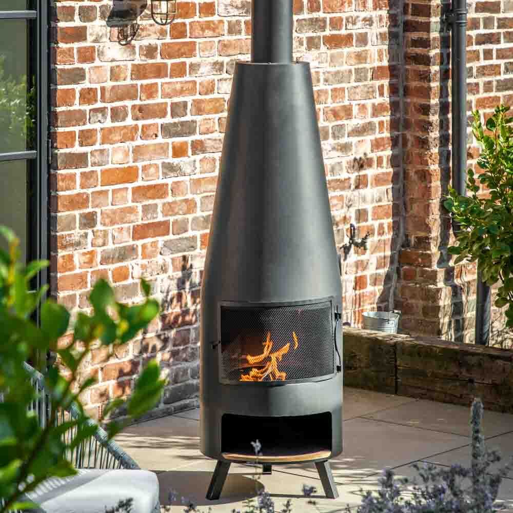 Livorno Chiminea with Pizza Shelf