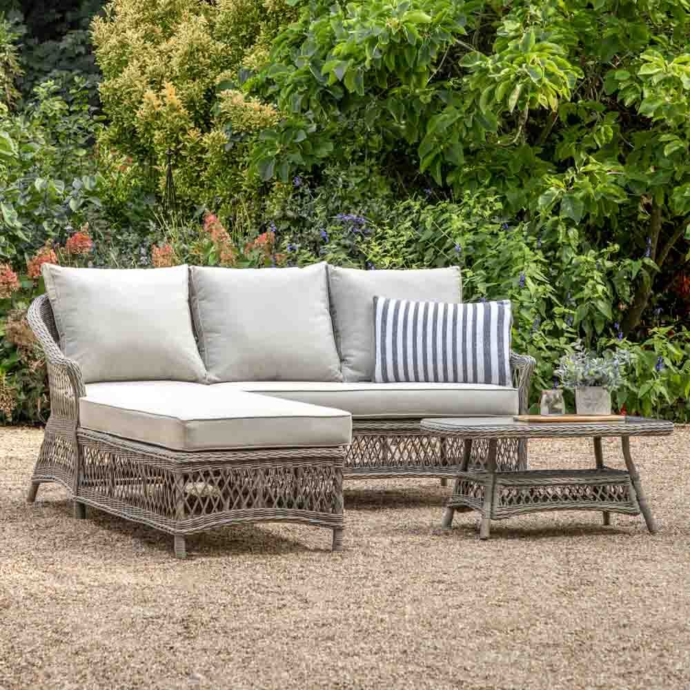Debar Chaise Set Stone