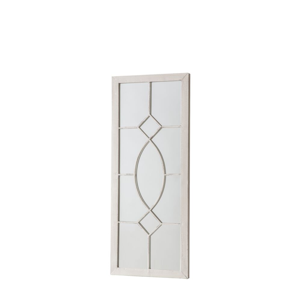 Horsham Outdoor Mirror White - Image 3
