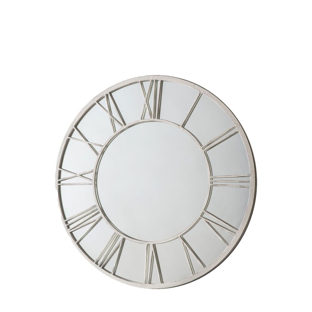 Longfield Outdoor Mirror Distressed White - Image 3