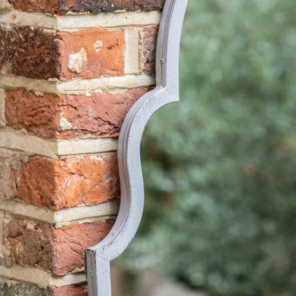 Cutro Outdoor Mirror Vintage Grey - Image 2