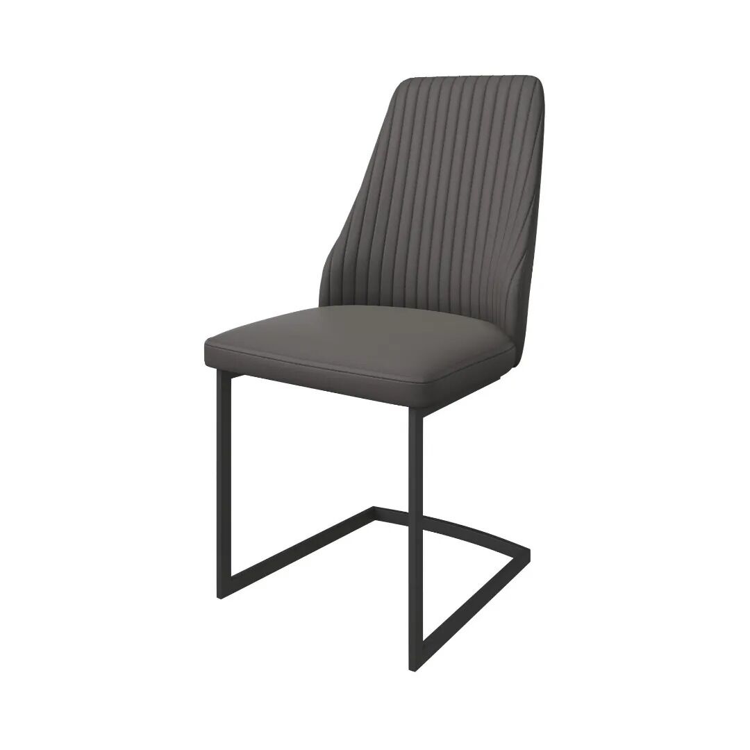Roberto Dining Chair Dark Grey - Pair - Image 2