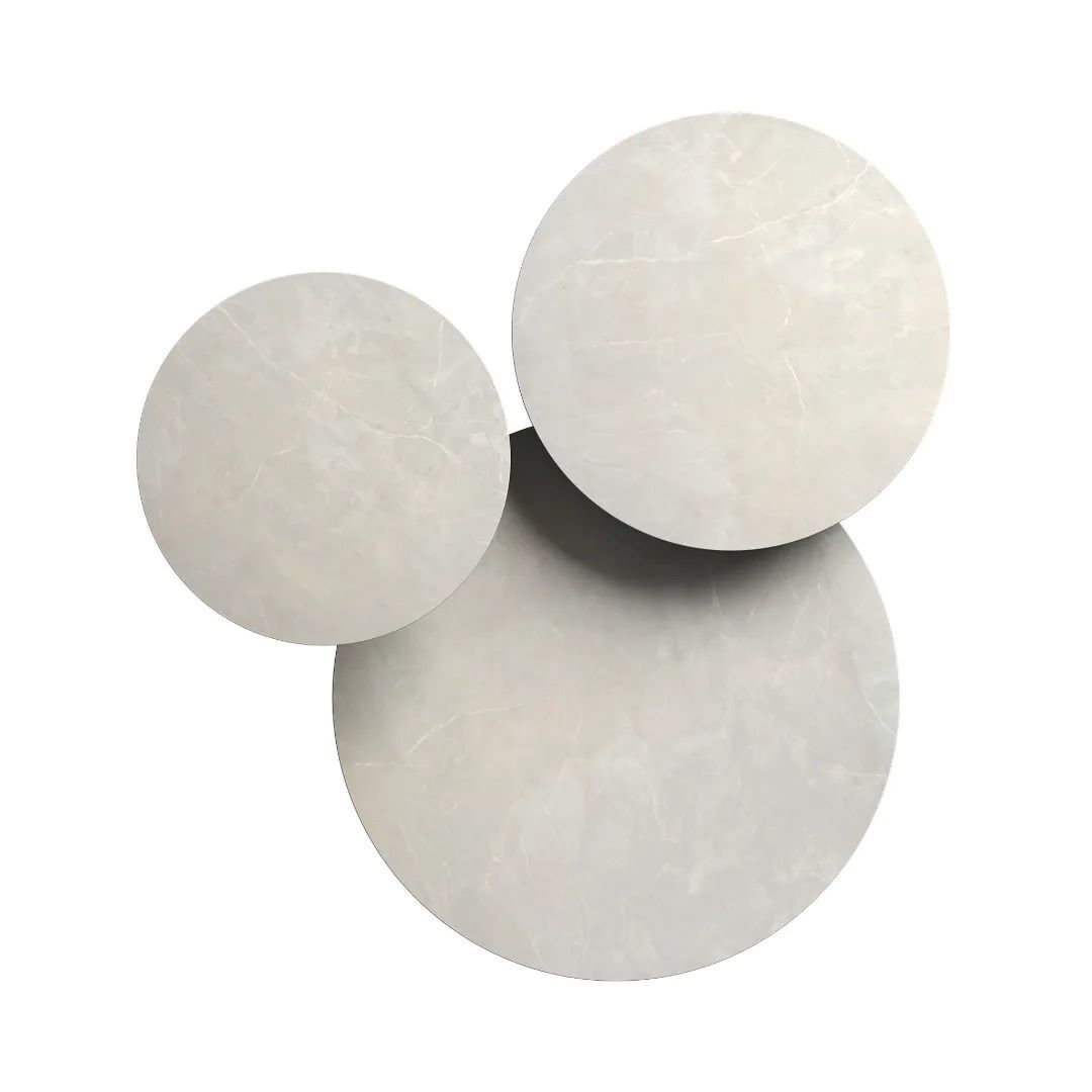 Roma Grey Ceramic Coffee Table Set - Image 2