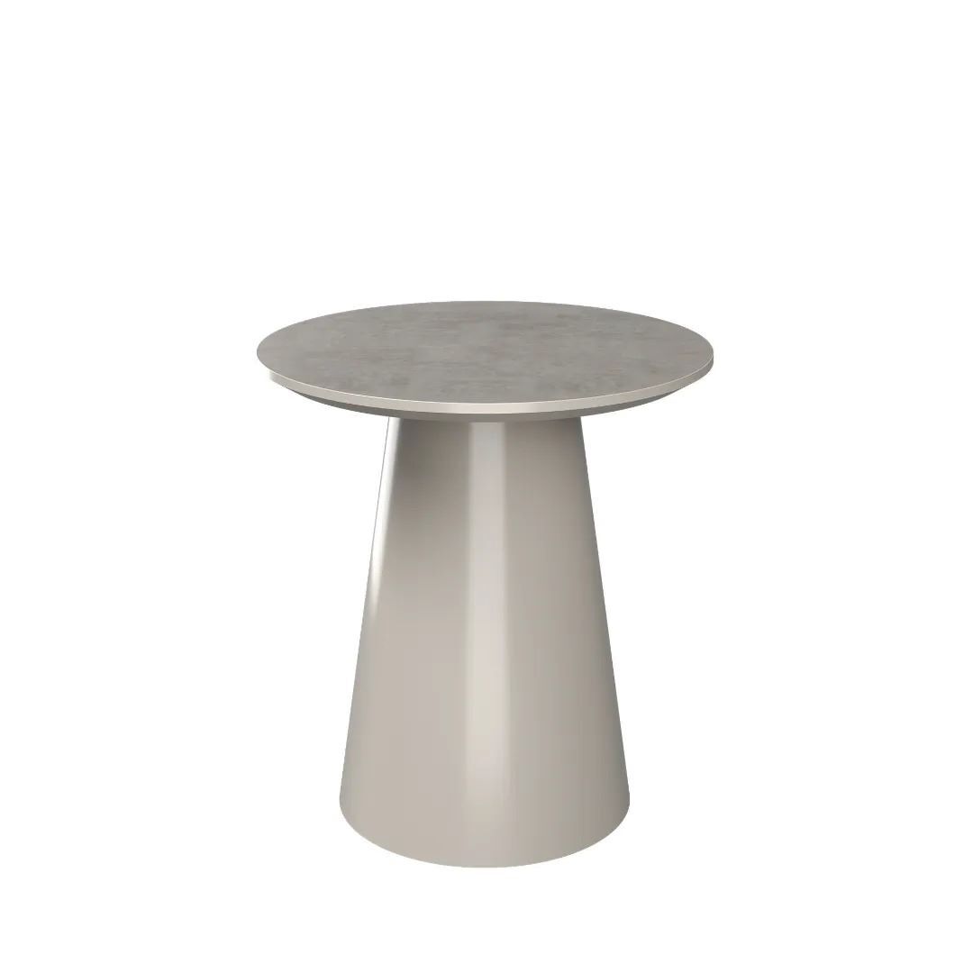 Simoni Light Grey Melamine Side Table - Image 2