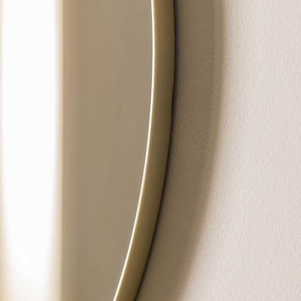 Attard Round Mirror Champagne - Image 2