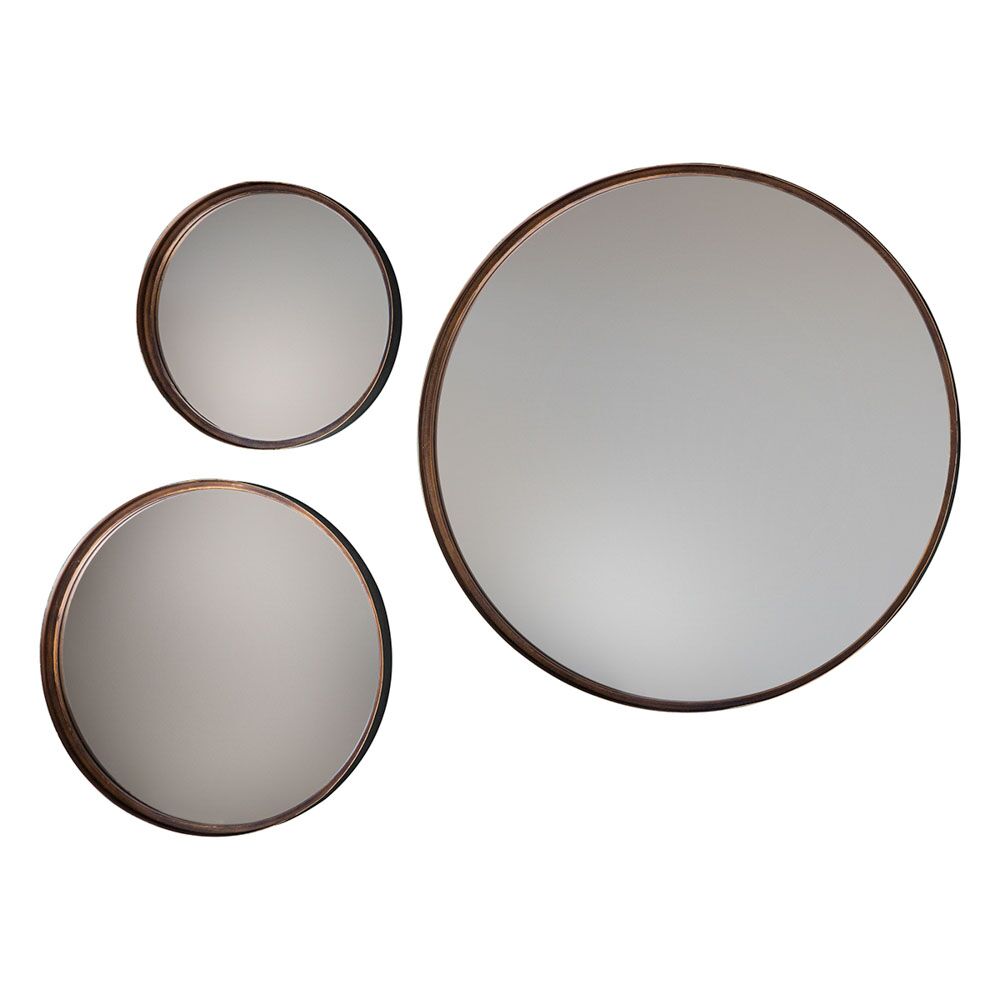 Woking Round Mirror Bronze (2 Pack) - Image 4