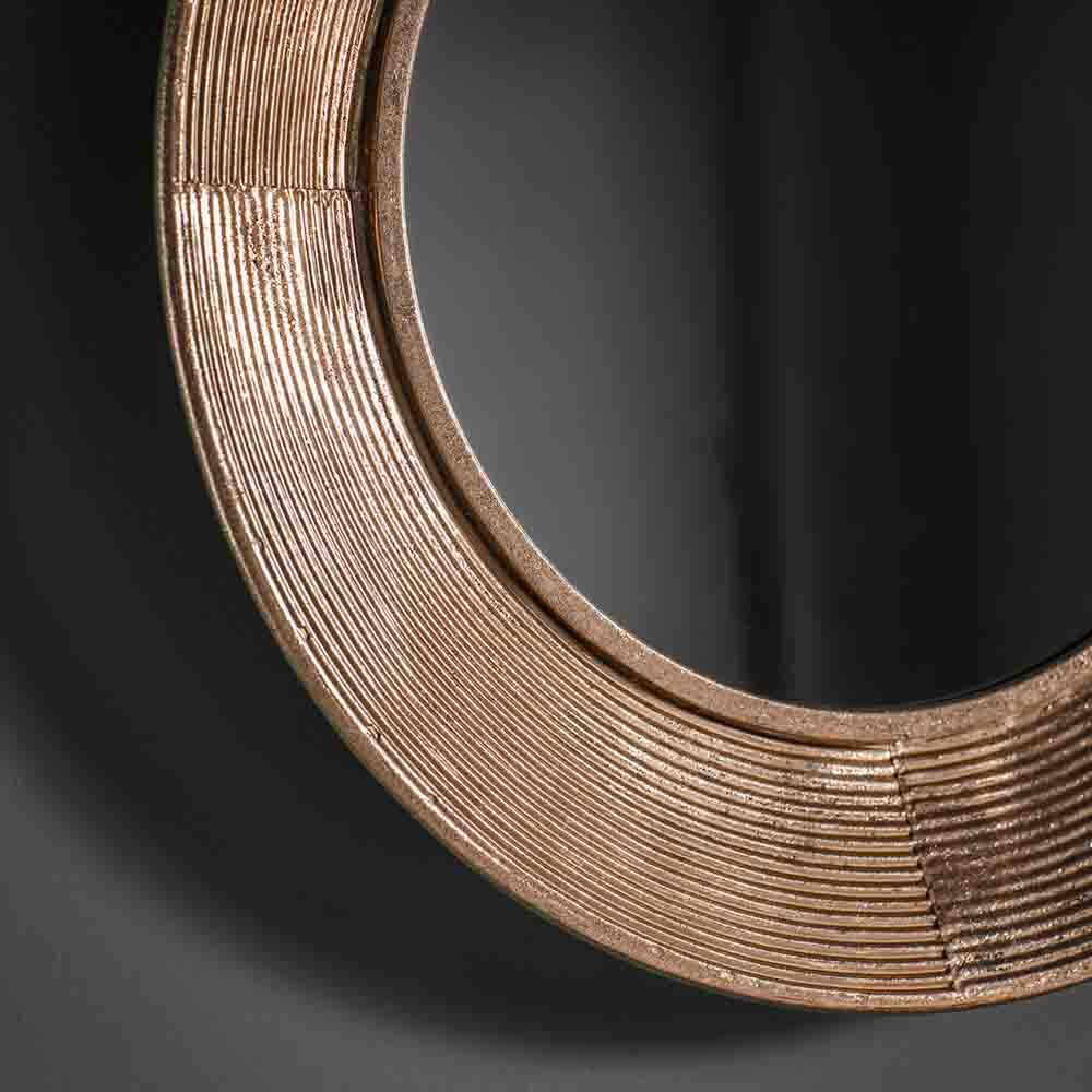 Sari Round Mirror Trio Gold Small - Image 2