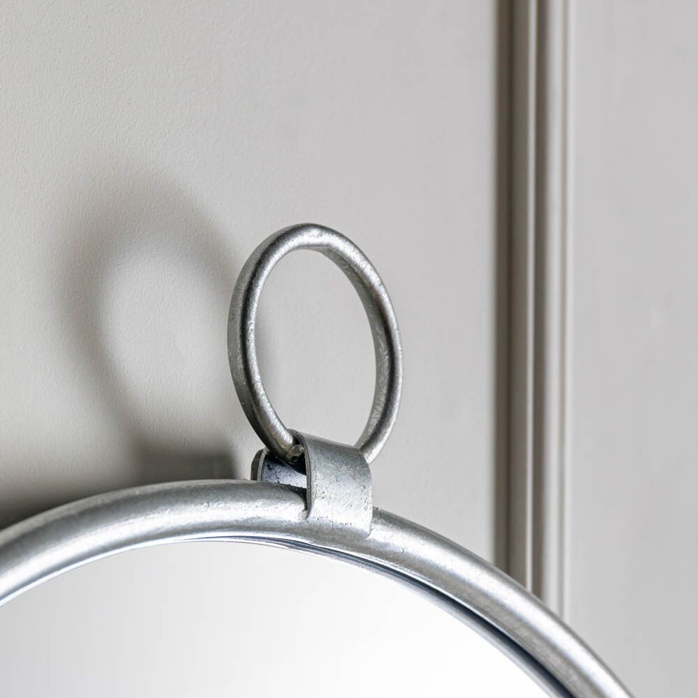 Cloud Silver Round Mirror - Image 4