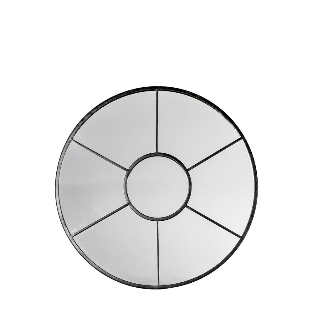 Avila Round Mirror Black - Image 2