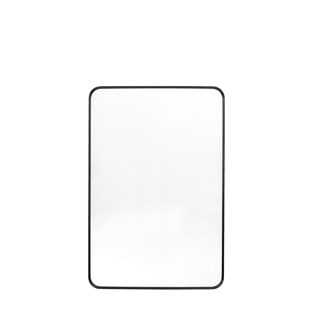 Milton Rectangle Mirror Black - Image 2