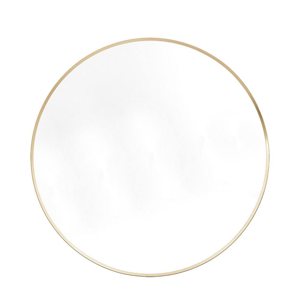 Milton Large Round Mirror Gold